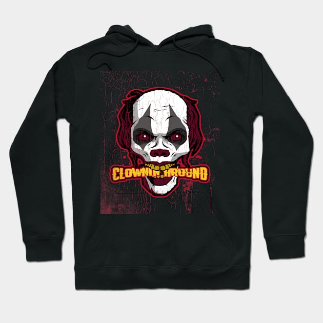 Clownin Around Graphic Hoodie by CTJFDesigns